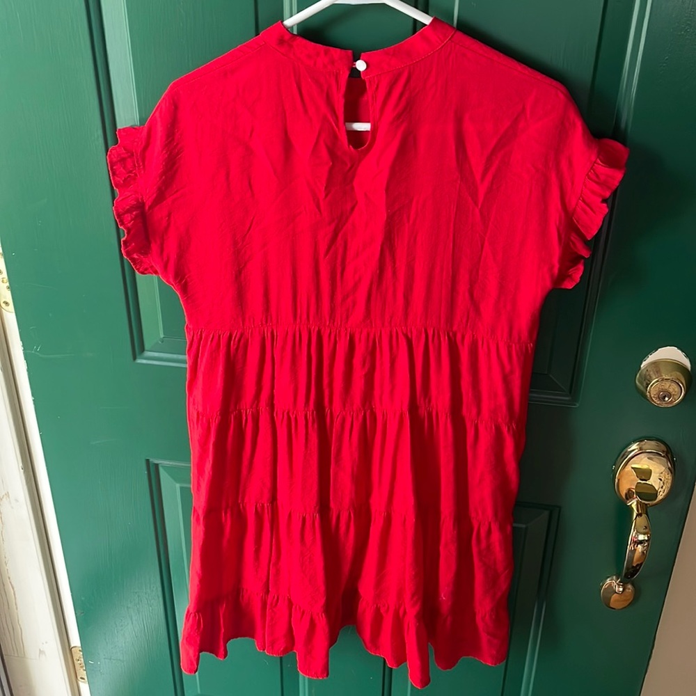 Red dress